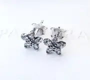 Pandora Sparkling Snowflake, Clear CZ, Stud Earrings #299239C01 +FREE Gift Box