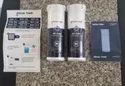 Two (2) Pack Glacier Fresh GF-XWF Ice & Water Refrigerator Filters, New/Sealed.