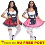 Oktoberfest Beer Girl Costume Octoberfest German Bavarian Wench Maid Fancy Dress