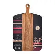 Cole & Mason Barkway 32cm Acacia Wood Chopping/Serve Board w/ Handle Large Brown