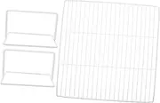 Amosfun Refrigerator Wire Shelf Divider Replacement for Fridge Freezer Shelves