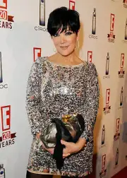 Personality Kris Jenner at the E! 20th anniversary party celebrati- Old Photo