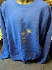 Russell Athletic Dri Power Crewneck Sweatshirt (698HBMO) XXLARGE ROYAL BLUE