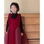 女童洋裝 韓國童裝 冬季兒童洋裝 聖誕童裝