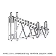 Metro 2WS24C Super Erecta Post-Type Wall Mount Double Shelf Support for 24" Wid