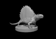 Dimetrodon Dinosaur Monster Manual 28mm Scale DND D&D Tabletop Miniature