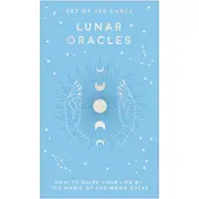 100pc Gift Republic Lunar Oracles Moon Reading Cards Celestial Tarot Deck Set