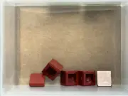 LEGO Parts - Dark Red Slope 30 1 x 1 x 2/3 - No 54200 - QTY 5
