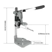 Clamp Drill Press Stand Workbench Repair Tool For Drilling Base(Double Hole)