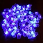 Neo LOONS® 100pcs/lot 100 X Blue Led Flash Ball Lamp Balloon Light long standby