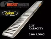 “Ezi-Loada” Digga 2.3 Tonne Loading Ramps for Excavator, Bobcat or Positrack