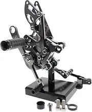 [QRTQ] CNC GP Shifter Footpeg Adjustable Rearset for Aprilia for RSV for RSV4 for RSV4RF 1000R 2009/2010/2011/2012/2013/2014/2015/2016 (Color : 5)