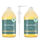 Pure Castile Soap Liquid, EWG Verified & Certified Palm Oil Free Unscented, N...