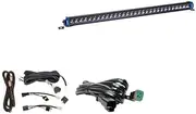 Kings 30" Single Row Light Bar 9,658 Lumens | 1 Lux @ 516 m+ Plug N Play Wiring Harness Kit + 2m Lighting Extension Cable