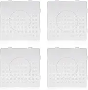 ARTKAL Fuse Bead Pegboard for 2.6mm Iron Bead Board, Large Square Pegboard for Mini Beads, 4pcs