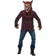 Full Moon Werewolf Wolf Man Monster Horror Halloween Adult Mens Costume