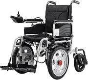 All Terrain Electric Wheelchair, Lightweight Folding Power Wheelchair, Portable Motor Wheelchair for Kids & Adults, speed with 5 levels adjustable