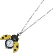 [BESTYASH] Pocket Watch Boy Watches Digital Watch Pocket Hanging Watch Watches for Vintage Watch Pocket Fob Watch Ladybug Pendant Watch Mini Cartoon Retro Watch Girl Windup Pocket Chain
