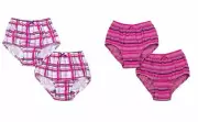 Key Chain Girl's Underwear (2 Per Pack)- Briefs Cut Panties w/ Tagless Waistband