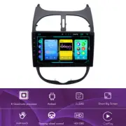 9" Android Car GPS Navi Stereo Radio WiFi DSP Carplay For Peugeot 206 2000-2016