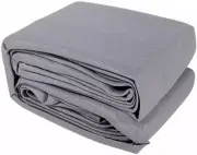 Instahut Shade Sail 3X5M Rectangle Heavy Duty 280GSM 98% Grey Canopy Shade Cloth