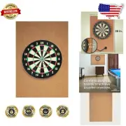High-Performance Cork Dart Board Backer - Protects Walls & Extends Dart Life