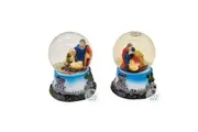 5cm Nativity & Castle Snow Globe- Assorted Designs