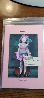 Sew Wild Designs Flora 8 inch Cloth and bead doll pattern