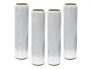 Absolute USA SW184C Clear 18-Inch Plastic Film Pallet Shrink Wrap