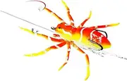 LLEIIshen 5PCS-7G-7.5CM Fishing Lures Artificial Spider Bait with Hooks Soft Lure Freshwater Saltwater Bass/1309