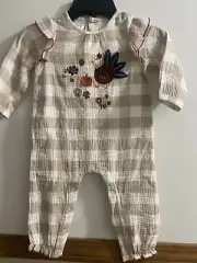 Mud Pie Girls Outfit Fall Thanksgiving Turkey