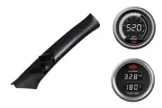SAAS pillar pod pyro oil pressure gauges for Mitsubishi Triton MN No SRS