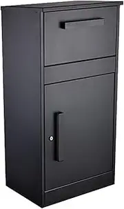 Exterior Floor Package Drop Box, Exterior Security Package Drop Box With Key Lock, Slide Slot Design, Suitable For Home, Office, Factory