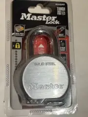 Master Lock 930DPF Solid Steel Rekeyable Padlock 2-1/2 W in.(2 keys) free ship..