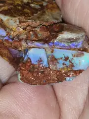 Dark Base w Color Australian Opal Rough Chunk 84+cts Coocoran Lightning Ridge #9