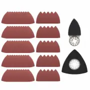 154pcs Sanding Paper Oscillating Triangular 60/80/120/180/240 Power Multi Tool ·