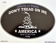 Don't Tread On Me..Land Of the Free...Military..Truck Decals (4 Pack) #213