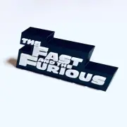 The Fast and the Furious fans Display Stand emblem badge for Scale models