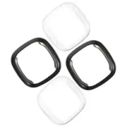 4 Pcs Electroplating Protective Cover Screen Protector Smartwatch Case Bumper