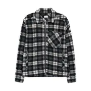 [Moncler] Moncler Checked Zip-up Jacket XL BLUE