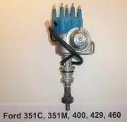FORD Big Block 351C 351M 400 429 460 BLUE Small Cap HEI Distributor READY-TO-RUN
