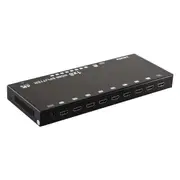 1 In 8 Out HDMI Splitter w/EDID Switch/Ultra HD 4K/2K/10.2 Gbps/32 bit/3D/8 Way