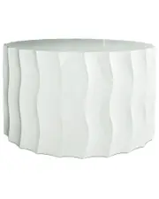Seasonal Living Wave Wide Concrete Accent Table