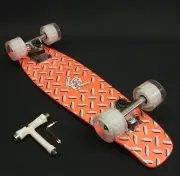 Skateboard Maple timber 22"x 6" Neon Orange Deck + FREE T Tool CLEARANCE SALE