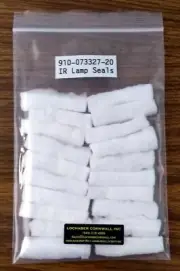 RTC IR LAMP SEAL, HIGH TEMP (1500C) REFRACTORY FIBER STRIPS (package of 20)
