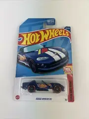 Hot Wheels - THEN AND NOW 3/10 Dodge Viper RT/10 208/250 (BLUE)