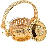 NOLITOY 1 Set European Style Seasoning Jar Condiment Container with Lid for Spices Sugar and Tea Elegant Kitchen Storage for Home Cafe