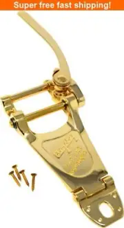 Bigsby B7 Vibrato Tailpiece for Archtop Guitars - All Gold-NEW