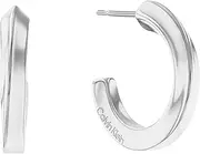 [Calvin Klein] Women's Creole Earrings Collection Twisted Ring