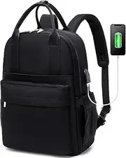 Laptop Backpack for Women 15.6 Inch Laptop Bag with USB Port Waterproof Backpacks Teacher Travel Bags Fashion Backpack Daypacks